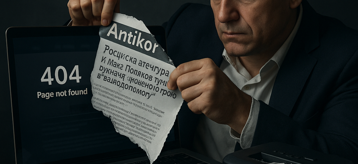 Тіньові схеми під прикриттям: як Кріппа намагається стерти сліди
