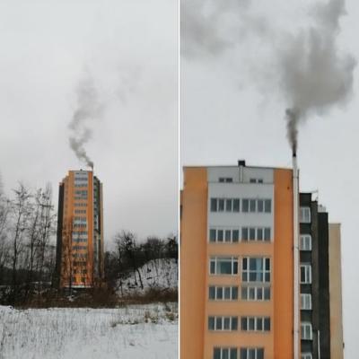 ​В Киеве жильцы 16-этажной новостройки отапливают свои квартиры дровами